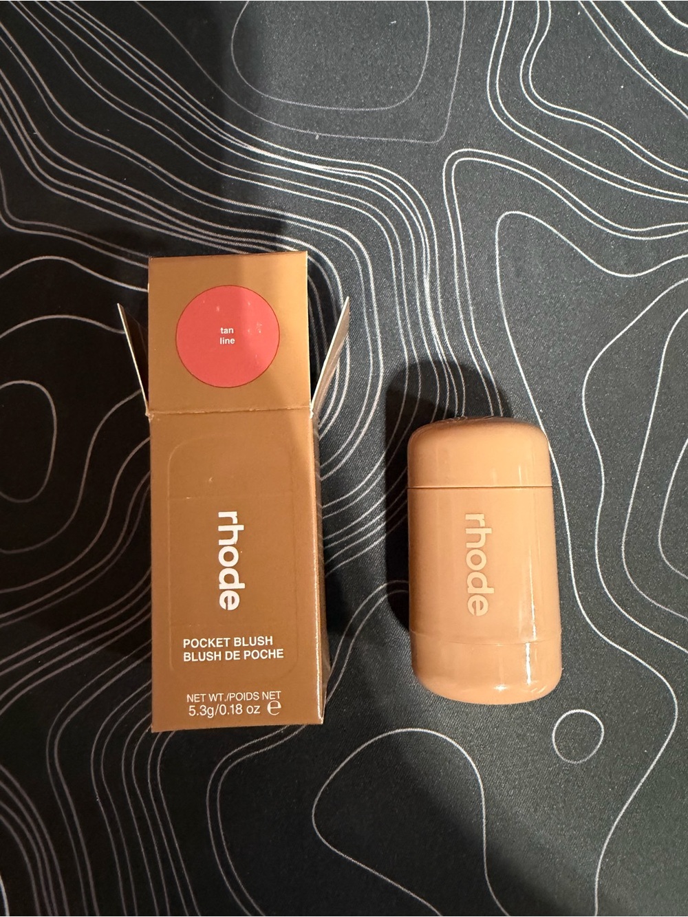 RHODE Pocket Blush in Tan Line - Creamy Pink Cheek Tint - Picture 2 of 4
